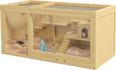 PawHut Hamsterkäfig mit mehreren Plattformen D51-429V00
