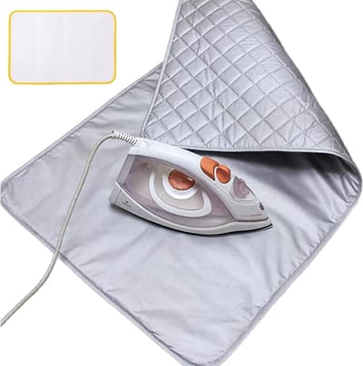 Draagbare Strijkmat - Reis strijkplank - Kleding Strijken - Hittebestendig Katoen - 48x85cm - Effen