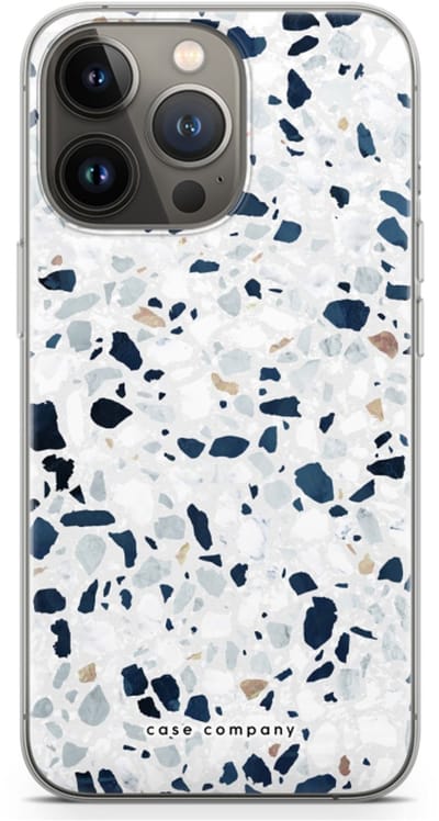 Case Company® - Hoesje geschikt voor iPhone 13 Pro hoesje - Terrazzo N°1 - Soft Cover Telefoonhoesje - Bescherming aan alle Kanten en Schermrand