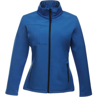 Regatta Dames/Dames Octagon II Zachte Shell Jas (Oxford Blauw/Zwart)