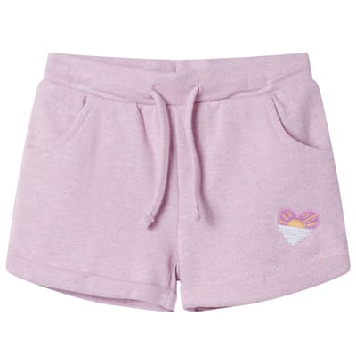 vidaXL Kindershorts met trekkoord 116 gemengd lila