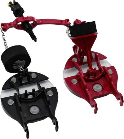 Toiletflapper Vervangingskit - Spoelklep Onderdeel - Toilet Reparatie - Dubbel Flapper Ontwerp - 3 Inch - Zwart