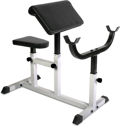 Physionics - Fitness Curlbank - Halterhouder - Verstelbaar - Curl Machine