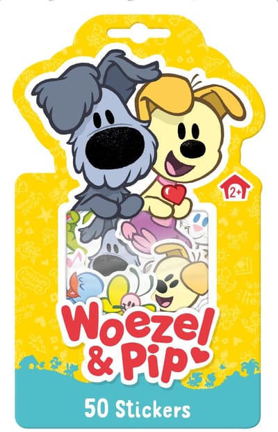 Woezel & Pip stickers - 50 stuks - vanaf 2 jaar - Buurpoes, Charlie en alle andere vriendjes