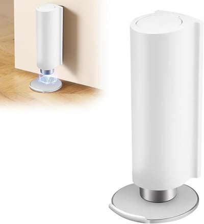 Door Stopper WYGWP roestvrij staal geen boor wig stopt zware vangst houder om deuren open te houden-2pcs