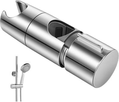 Dailygoods- Douchekophouder Verstelbaar - Douchekop Beugel - Geen Boren Vereist - Compatibel met Douchestangen 18-25mm - Compact en Stevig - Eenvoudig te Installeren - Douchekopbeugel