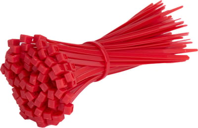 TD47 Kabelbinders 3.6 x 200mm Rood - Tie wraps - Tyraps