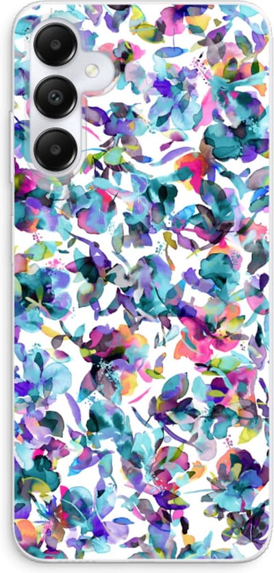 Case Company® - Hoesje geschikt voor Samsung Galaxy A05s hoesje - Hibiscus Flowers - Soft Cover Telefoonhoesje - Bescherming aan alle Kanten en Schermrand
