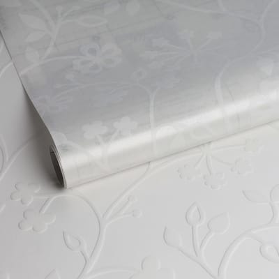 d-c-fix Tord Raamfolie - 45x150cm - Melkglas - Bloemen - Statisch