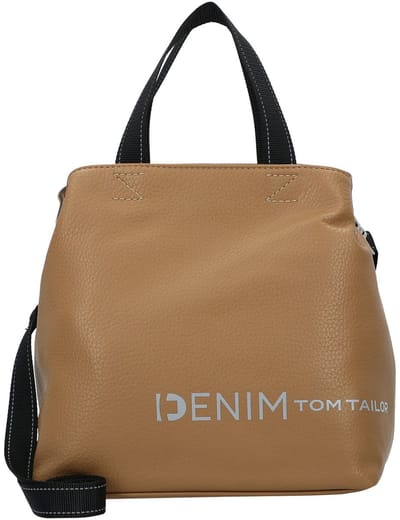 TOM TAILOR handtas schoudertas Marlow Zip Shopper Camel Lichtbruin