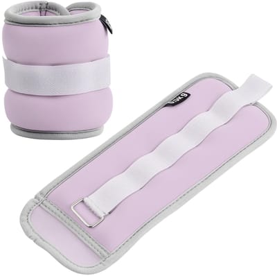 Dailygoods - 2 gewichtsmanchetten voor enkelgewrichten, 0,25/0,5/0,75 kg, gewichtsmanchetten met gewichten voor voeten, hangende polsen, enkels voor fitness, fysiotherapie, yoga, aerobic gymnastiek