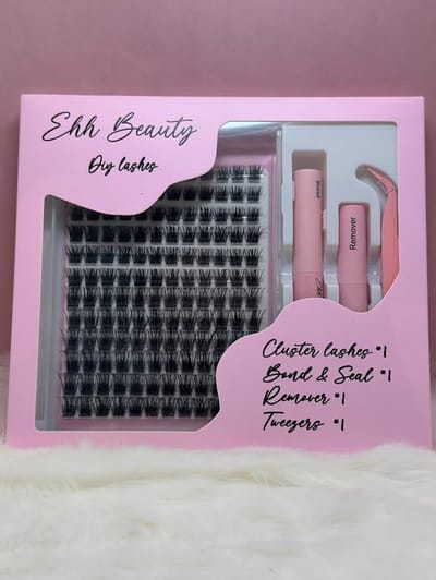 EHH BEAUTY - Diy Lashes - Sugar - Wimperstukjes - Starter set compleet - Nepwimpers - Bond en sealer -Cluster starter set