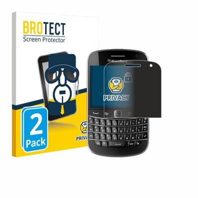 BROTECT - privacy screenprotector voor RIM BlackBerry Bold Touch 9900 - Folie Beschermfolie Blauwlichtfilter 2 Stuks