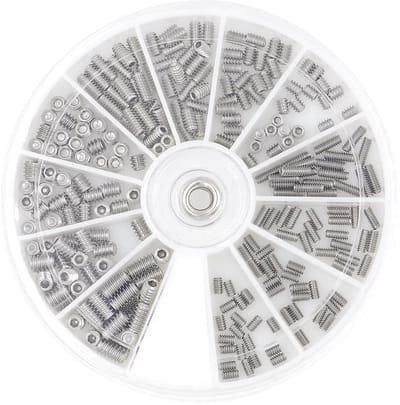 Set Schroeven Assortiment - Inbus Schroeven Socket Schroeven - Bevestigen van Onderdelen - Roestvrij Staal 304 - 240 Stuks - Zilver
