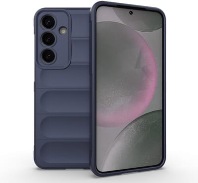 Solidenz AeroGrip geschikt voor Samsung Galaxy S25 Plus hoesje - Donkerblauw