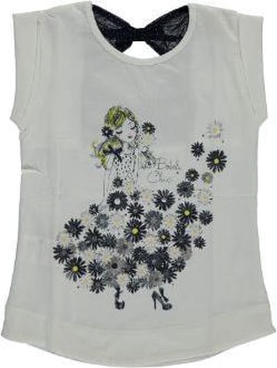 Boboli Meisjes Blouse - Wit - Maat 104