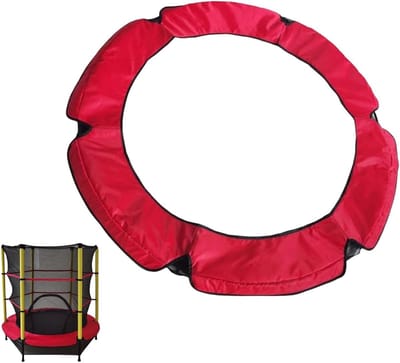 Veerbescherming Trampoline - Veiligheidspad - Buiten spelen - Waterdicht en scheurbestendig - 140 m - Zwart
