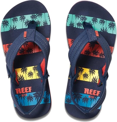 Reef Slippers - Maat 19/20 - Unisex - blauw/rood/geel