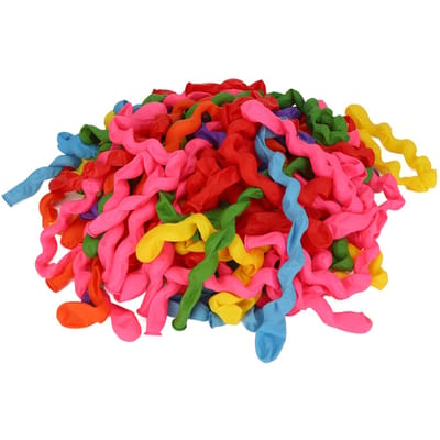 100 Stuks Latex Spiraalballonnen Veilig Niet-toxisch Duurzaam Exquise Kleur Natuurlijke Lange Ballonnen voor Feest red