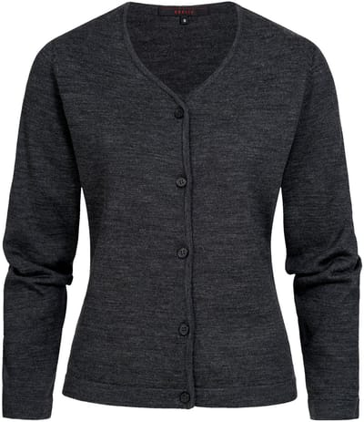 GREIFF 6053 Dames vest knoopsluiting regular fit | Charcoal | Maat XS