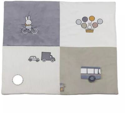 Little Dutch Nijntje Fluffy Boxkleed Blue - zacht en comfortabel speelkleed voor baby’s - knus en veilig voor box of vloer- vrolijk blauw ontwerp met Nijntje-motief - duurzaam en wasbestendig - ideaal voor spelen, liggen en ontdekken - perfect cadeau