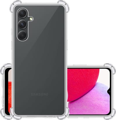 Hoesje - Geschikt voor Samsung Galaxy A14 - Sterk & Shockproof - Siliconen Case - Back Cover - Telefoon Hoes Shock Proof - Transparant