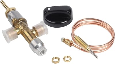 Thermokoppel Sensor - Regelklep Kit - Terrasverwarming Reparatie - Met Koperen Buis - 600mm Lengte - Zilverkleurig