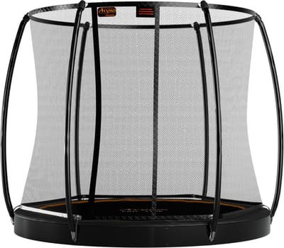 Avyna Trampoline FlatLevel Ø305 met veiligheidsnet | Zwart