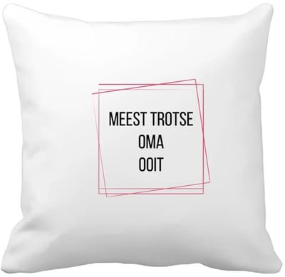 Akyol - meest trotse oma ooit Kussen hoes - Oma - trotse oma - verjaardagscadeau - verjaardag - cadeau - cadeautje voor oma - oma artikelen - kado - geschenk - gift - 40 bij 40 cm