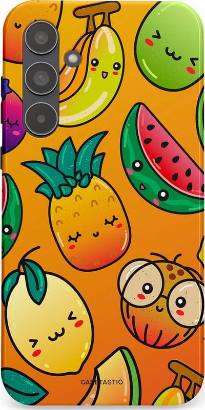 Casetastic Hoesje Geschikt voor Samsung A55 - Stijlvolle Beschermende Duo-layer Case - Fruitastisch