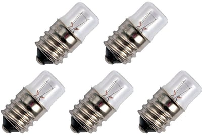 Signaallamp E14 24V 5W - 208 mAh - 5 stuks - T14 Gloeilamp Ø14mm - 30mm - 2500K - Dimbaar