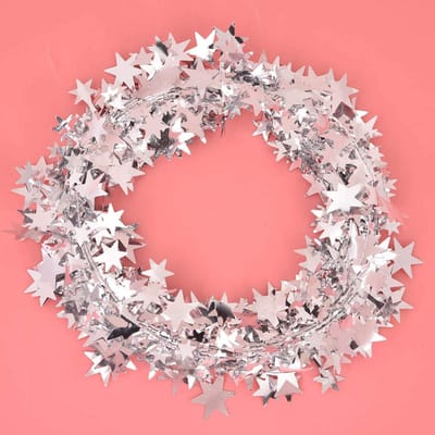 Dailygoods- Sterrenlichtslinger 7,5m - Feestelijke Versiering - Kerstverlichting - Decoratie - Sterrenlantaarns - Draad PVC - Lichtslinger