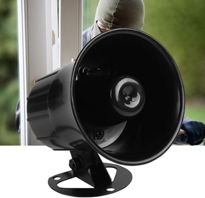 Bedrade Buiten Alarm Sirene Hoorn 110dB voor Inbraakbeveiliging DC 12V