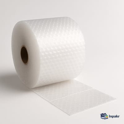 Inpakr Noppenfolie rol - 28,5x30 cm vellen - 50 meter - 10 mm nop - Bubble Wrap Rol - Bubbeltjes plastic - Extra sterk - Bescherm uw spullen - Voor inpakken en verhuizen - Bubbeltjesplastic
