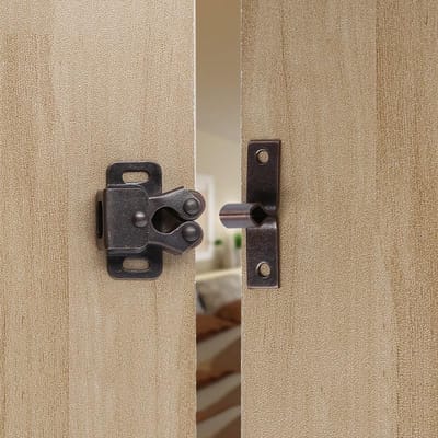 Magneet kast sluiting - Deurstopper demper - Kastdeuren sluiten - Stille sluiting - 1 stuk - Groen brons