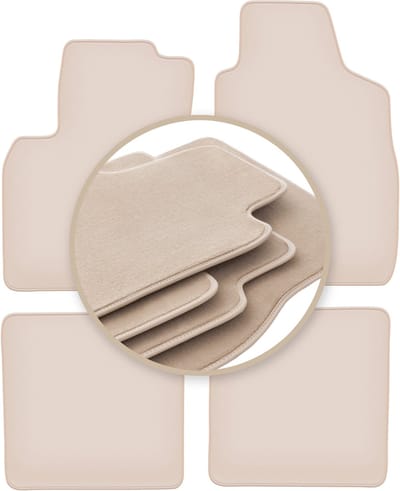 PREMIUM beige matten voor: Fiat Panda II hatchback 2002-2010