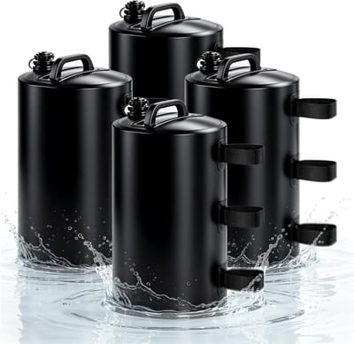 Set van 4 herbruikbare zandzakken voor paviljoens, water vulbare paviljoenvoetjes, ideale partytent accessoires voor extra stabiliteit en veiligheid
