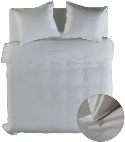 Yellow Dekbedovertrek Suite Casablanca - Katoen - Vaporous Grey - 200x200-220 cm - 100% Katoen - Tweepersoons
