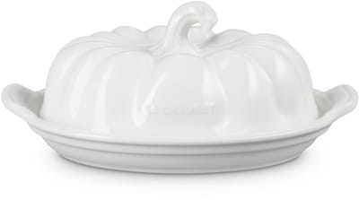 Le Creuset - Botervloot - "Pompoen" - in Aardewerk - Wit