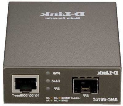 Netwerk Converter - Mediaconverter - Signaal Verbreden - Glasvezel Connectie - 1000 Mbit/s - Grijs