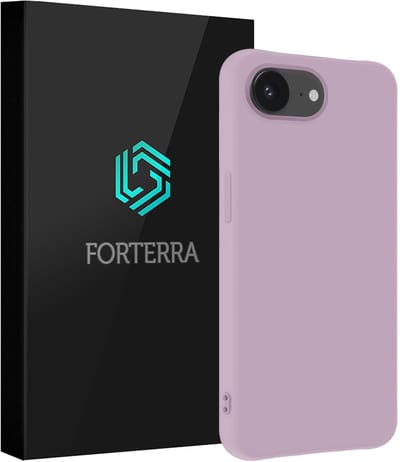Hoesje Geschikt voor Apple iPhone 16e - Sterk & Shockproof - Siliconen Case - Hoes Cover - Lila