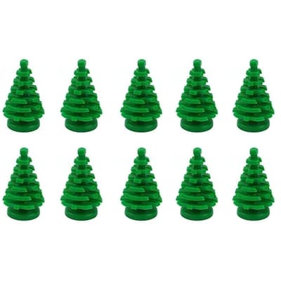 MOC Planten Accessoires Stenen 3471 2435 6064 3778 Stad Huis Bomen Den Stekelige Struik Groen Gras Militair Gebouw Speelgoed