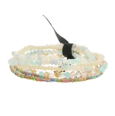 Behave - kralenarmbandjes pastel - feestelijk en speels - meisjes