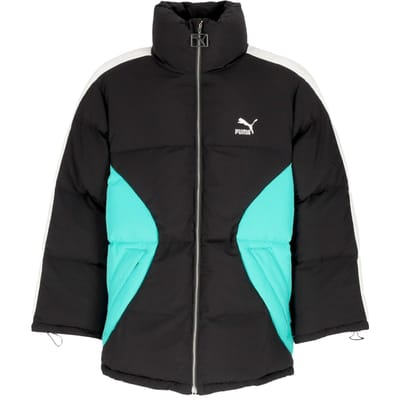 Luxe Sport donsjack voor heren T7 oversized pufferjack zwart