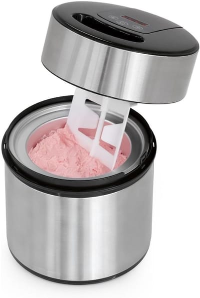IJsmachine - IJsmaker - Softijs Machine Voor Thuis - 1,8 L - Zilver
