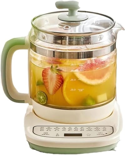 Glazen Waterkoker - Theepot Ketel - Dranken Bereiden - Volautomatisch Systeem - 1000 Gram - Transparant