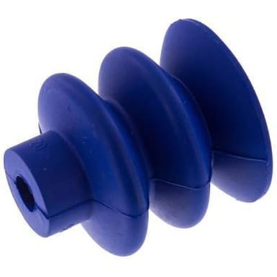 40mm Balg PUR Blauw Vacuümzuignap Slag 20mm - SCL-B-40-20-U