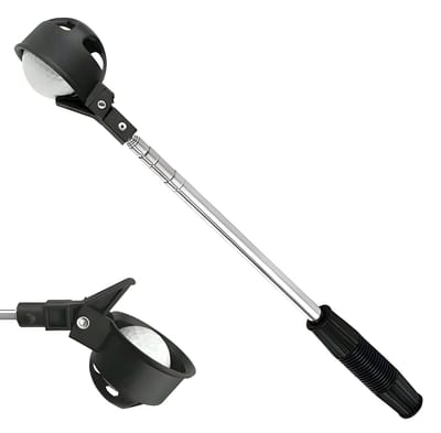 Stripe golfbal retriever 2 m telescopisch, golfbalhengel voor water