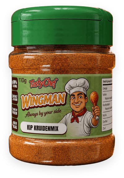 TastyChef Kipkruiden Zoutvrij - WINGMAN - 110 g
