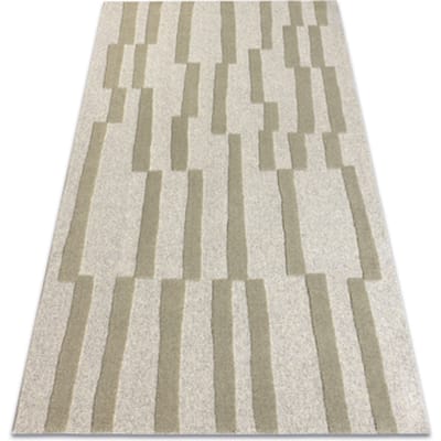 Kleden Rugsx FLUX 461.109.SA401 wollen tapijt OSTA - Geometrisc 60x120 cm